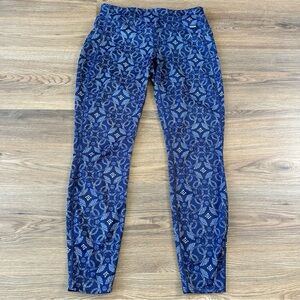 Patagonia Leggings Womens Small Blue Capilene Baselayer Midweight Outdoor 44492